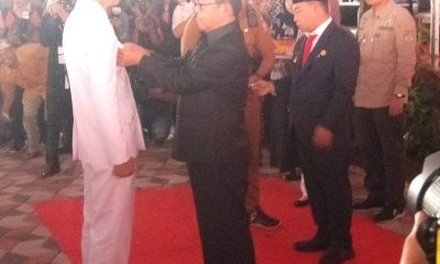 Pengambilan Sumpah Jabatan 50 Kepala Desa Terpilih Oleh Bupati Muratara H Devi Suhartoni