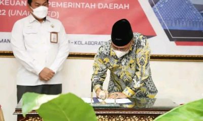 Pemkab Muba Serahkan LKPD Tahun Anggaran 2022