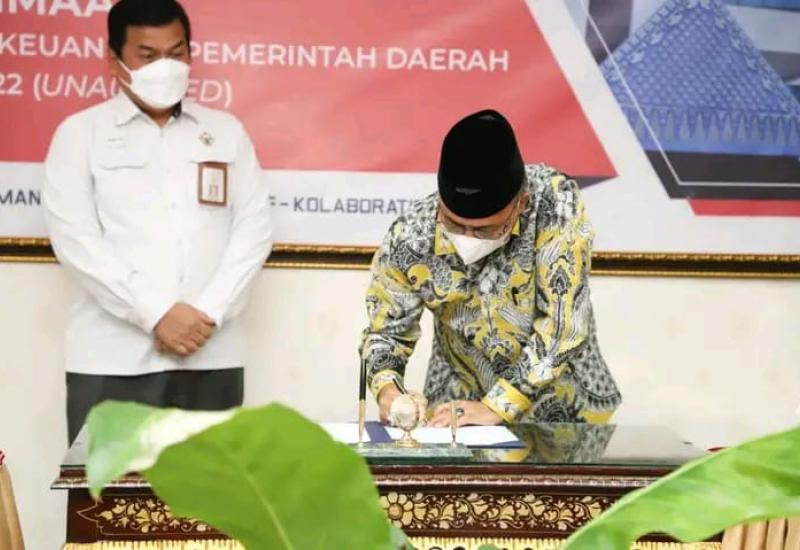 Pemkab Muba Serahkan LKPD Tahun Anggaran 2022