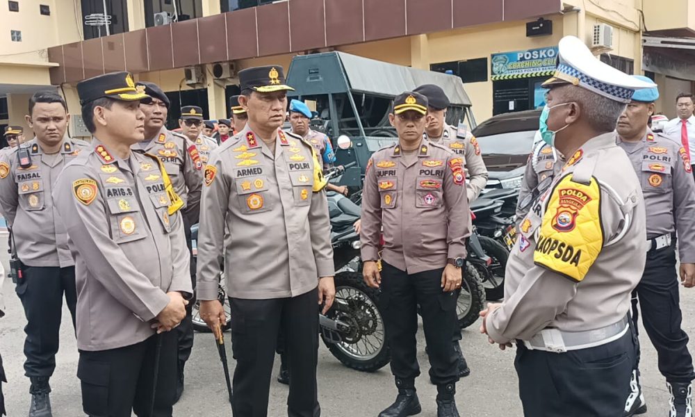Kapolda Bengkulu saat kunjungan ke Polresta Bengkulu