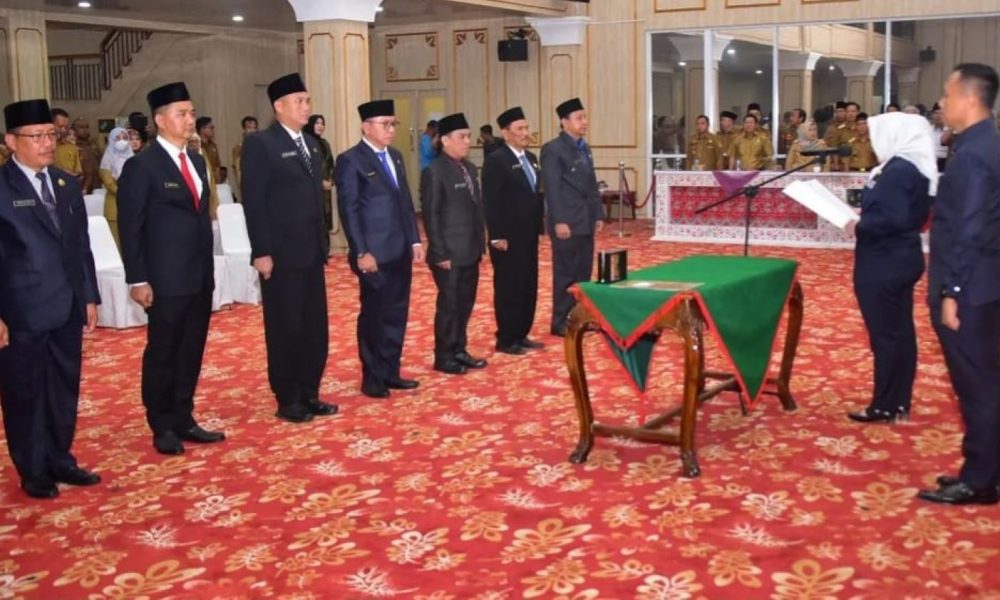 Oktaviano, S.T., M.Si Resmi Jabat Kadis PUCKTRP Musi Rawas